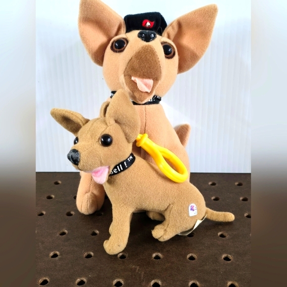 2 Vintage Taco Bell Chihuahua Toys - Picture 1 of 2
